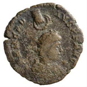 Münze, Aes 2, 383 - 408 n. Chr.