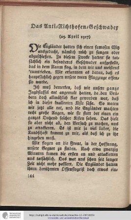 Das Anti-Richthofen-Geschwader