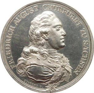 Kurfürst Friedrich August III. - Ausbeute der Grube Beschert Glück bei Freiberg