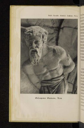 Gefangener Germane, Rom