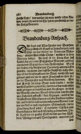 Brandenburg-Anspach.