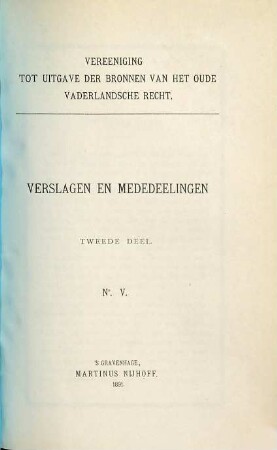 Verslagen en mededeelingen. 2. 1891, Nr. 5
