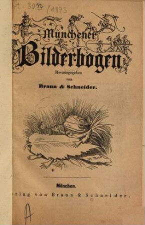 Münchener Bilderbogen. 1873, [1873]
