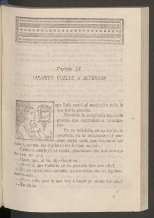 Capítulo LX - Garabito vuelve a alternar