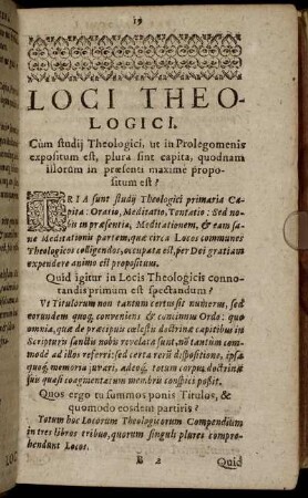 Loci Theologici.