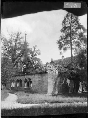 Bad Herrenalb Klosterkirche - Ruine Paradies Ansicht von Nordosten