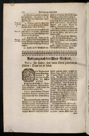 160-167, Auslegung nach dem Wort-Verstand