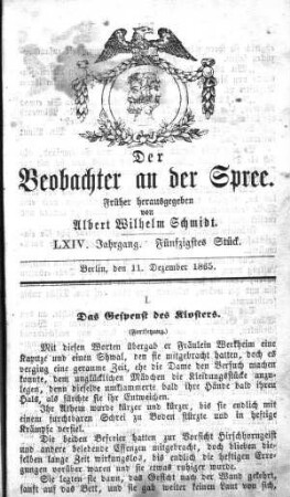 50. Stück, 11. Dezember 1865