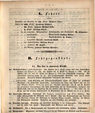 Jahresbericht für die Königlich-Bayerische Lateinische Schule zu Kaiserslautern in der Pfalz : im Studienjahr ... 1842