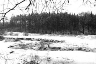 Wilsdruff-Helbigsdorf. Leutholdmühle, altes Flußbett der Triebisch