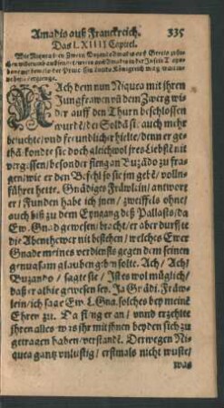 Das LXIIII. Capitel.
