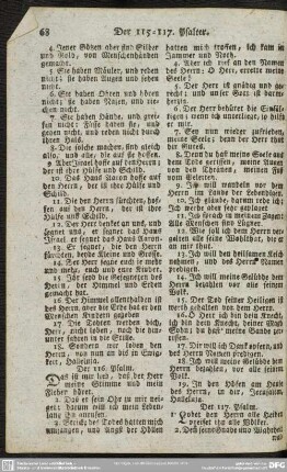 Der 116. Psalm