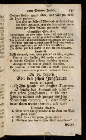347-358, Die 39. - 41. Historie