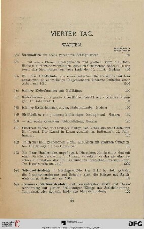 Waffen (Nr. 583-722)