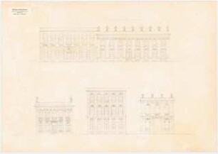 Potsdamer Bürgerhäuser (1779-1782): 4 Ansichten