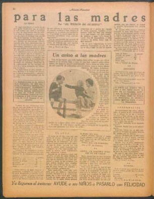 Para las madres : Por "El médico de guardia"