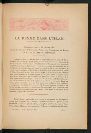 305-368, No. 6 - Septembre 1901