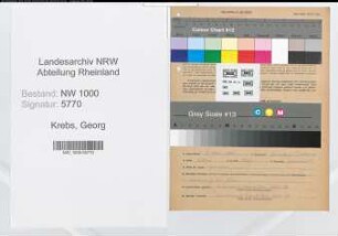 Entnazifizierung Georg Krebs, geb. 02.02.1895 (Verw.Angest.)