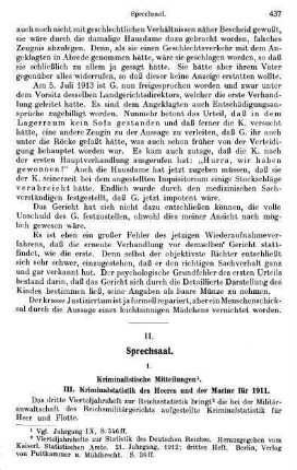 437-442, II. Sprechsaal