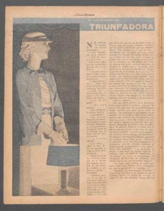 Triunfadora : Cuento por Coelho Netto