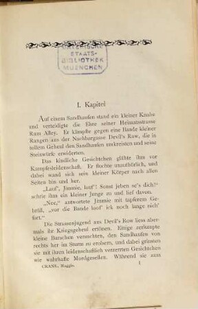 Maggie, das Strassenkind von Stephen Crane : Autorisierte Uebersetzung von Dora Lande