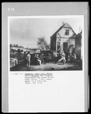 Bauerntanz vor dem Wirtshaus