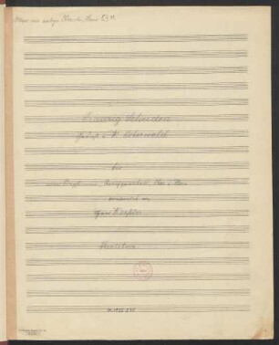 Traurig Scheiden; V, ob, cor, strings; e-Moll