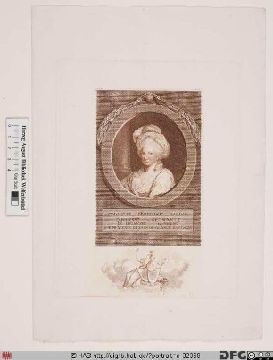 Bildnis Augusta (Charlotte), Herzogin von Braunschweig-Lüneburg, geb. Prinzessin von Großbritannien u. Irland