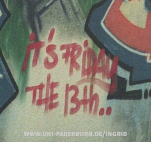 iT'S FRiDAY THE 13th..
