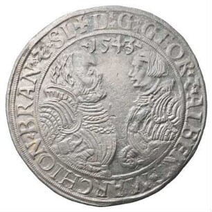 Fundmünze, Taler, 1543