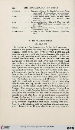 IV: The Classical Period