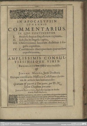 In Apocalypsin Johannis Commentarius
