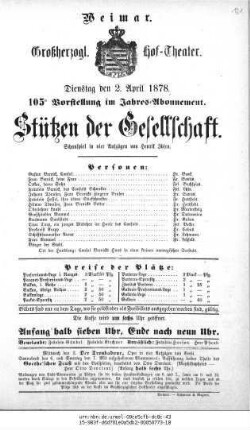 Stützen der Gesellschaft
