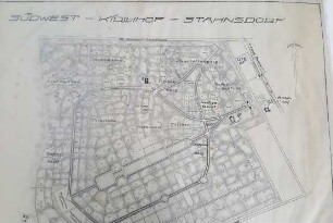 Lageplan - Block-und Feldeinteilung (gerollt)