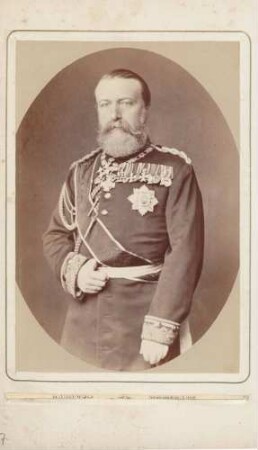 Brustbild von Großherzog Friedrich I. von Baden in Uniform