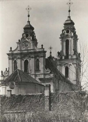 Vilnius. Katharinenkirche. Außenansicht von Südost