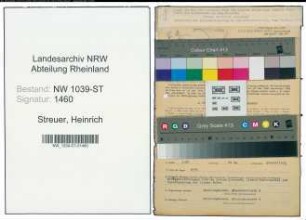 Entnazifizierung Heinrich Streuer , geb. 08.10.1894 (Kreisinspektor)