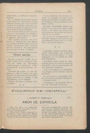 Notas sueltas