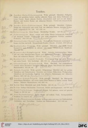 Textilien (Nr. 194-238)