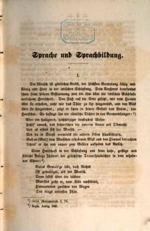 Sprache und Sprachbildung