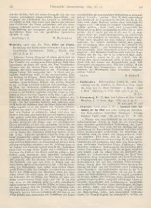 336-339 [Rezension] Kronenberg, M., Kant. Sein Leben und seine Lehre