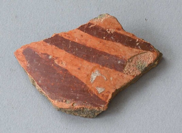 Clay shard of a vessel