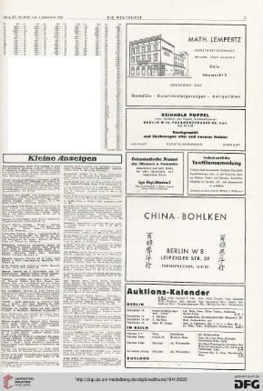 Nr. 35/36 (1. Sept. 1941), S. 7: Preisberichte