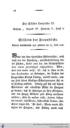 Wilhelm der Freundliche