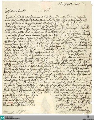 Brief von Johann Wenzel Kalliwoda an Carl Gotthelf Siegmund Böhme vom 15.06.1845 - K 3170,686