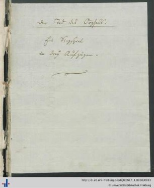 Nachlass J. G. Jacobi (NL 7/II B 28) : Der Tod des Orpheus
