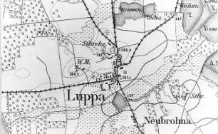 Radibor-Luppa. Meßtischblatt, Sekt. Luttowitz, 1884