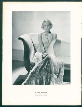 Myriam Hopkins - Color en el blanco y negro obtenido por Jean E. Hurrell