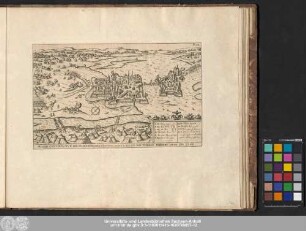 Wahre Conterfactvr Der Belegervng Der Vöstvng Zigeth Wie Die Vom Tvrcken Eröbert. Anno. Chr[isti]. 1566