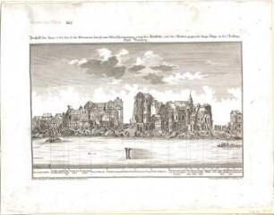 Eckert, Georg; Bamberg; Einsturz der Seebrücke, Nord- und Süduferbebauung - Perspektive